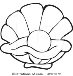 Oyster Clipart #231372 - Illustration by visekart