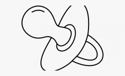 Drawn Baby Baby Binky - Baby Pacifier Coloring Pages ...