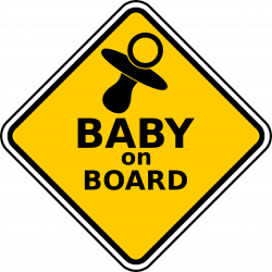 Clipart - Baby On Board