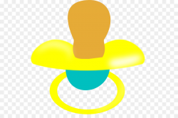 Yellow Circle clipart - Pacifier, Circle, transparent clip art