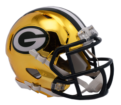NFL Green Bay Packers Riddell Chrome Mini Speed Helmet – Just Sports