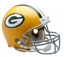 Green Bay Packers 1961 to 1979 Authentic Full Size Throwback Helmet ...