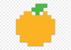 Pixel Clipart Pacman - Pac Man Orange Fruit - Free ...