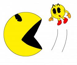 Pac-Man vs. Pixels Pac-Man by MarcosPower1996 on DeviantArt