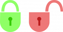 Unlocked Lock Cliparts#4095661 - Shop of Clipart Library