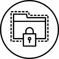 Folder Password Protect Lock Secure Seo Web Tools Svg Png Icon Free ...