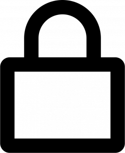 Lock Padlock Outline Symbol Of Security Tool Svg Png Icon Free ...