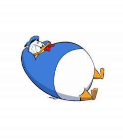 Cartoon Abdominal pain Abdominal obesity Menstruation - Donald Duck ...