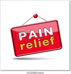 Free art print of Pain relief