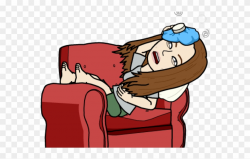 Shoulder Clipart Physical Pain - Girl Under The Weather ...