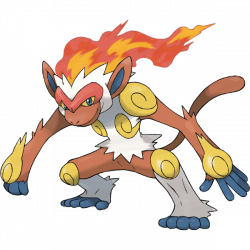 Infernape from the official artwork set for #Pokemon Diamond and ...