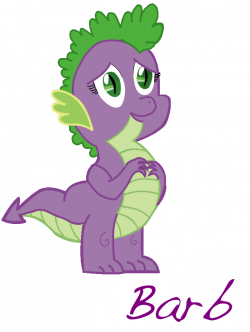 Female Spike: Barb by WillowTails on DeviantArt