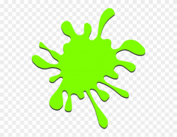 Green Paint Splash Clipart - Png Download (#137454) - PinClipart