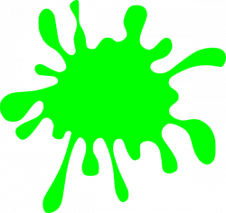 Green Splat Paint Clip Art at Clker.com - vector clip art online ...
