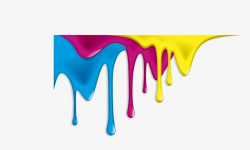 Vector Drips Of Color Paint | Texture in 2019 | Drip art ...