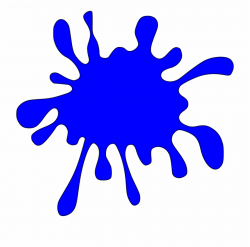 Ink Blue Splash Watery Drop Png Image - Blue Paint Splatter ...