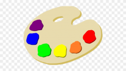 Painting Clipart Paint Tray - Art Paint Thing - Png Download ...