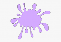 Slime Clipart Paint Drip - Light Purple Paint Splatter ...