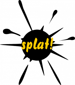 Splat | Free Stock Photo | Illustration of a paint splatter with ...