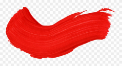 Paint Brush Stroke Clip Art Download - Red Paint Stroke ...