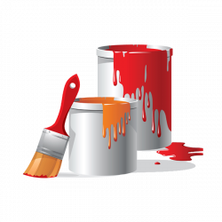 Paint Bucket Brush Clip art - Wall painting 600*600 transprent Png ...