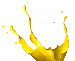 Yellow Paint Splatter transparent PNG - StickPNG