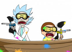 ITS PAINTBALL MORTY by Tails232323 on DeviantArt