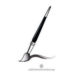 Paintbrush vector clip art | Various vectors in public ...
