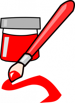 Brush clipart red paint #2347289 - free Brush clipart red paint ...