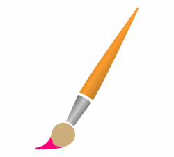 Transparent Paintbrush Colour - Paint Brush Clipart Png ...
