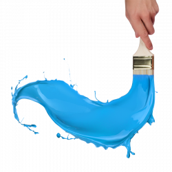 Blue-painting-brush-splash-psd95033.png (900×900) | Art Resources ...
