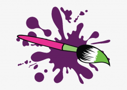 Paint Brush Clipart Paint Party - Pottery Painting Clip Art ...
