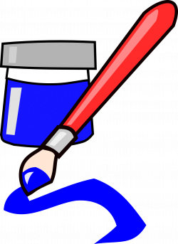 Paintbrush Free content Clip art - Red ink pen blue 1399*1920 ...