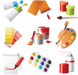 Art Painting Drawing Icon - Painting tools 7128*6909 transprent Png ...
