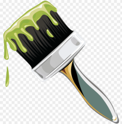 aintbrush - wet paint brush clipart PNG image with ...