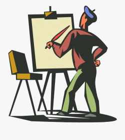 Artist Png - Man Painting Clipart Png #365077 - Free ...
