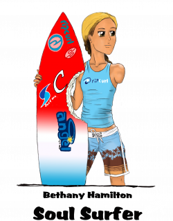 Bethany Hamilton, Soul Surfer, Digital Painting, done by Emily ...