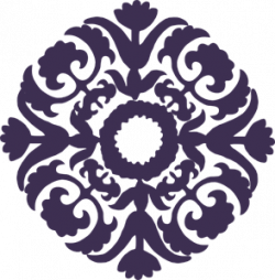 Dark Purple Paisley Flower PNG, SVG Clip art for Web ...
