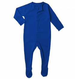 The Baby Snap Footie - Footed Baby PJs I Primary.com