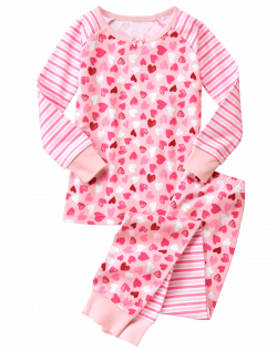 Heart 2-Piece Pajamas | Gymboree, Pyjamas and Snug fit