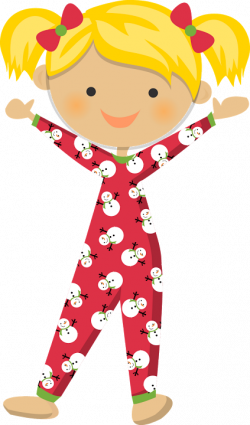 Kids in pajamas clipart clipart images gallery for free ...
