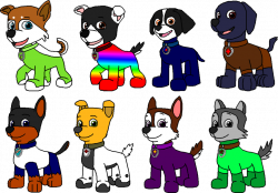 Paw Patrol Outfits: Pup Pajamas Batch 4 by Wolf-Prince-Leon on ...