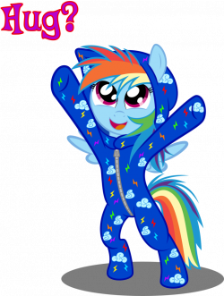 Little Rainbow Dash Wants a Hug by SpellboundCanvas on DeviantArt