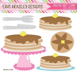 Pancake Party Clipart Clip Art Personal & Commercial Use ...