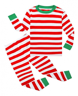 lymanchi Kid Boys Girls Christmas Pajamas Cotton Long Sleeve PJS Sleepwear  Sets