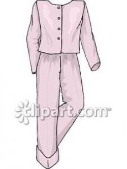 Women's Pajamas - Royalty Free Clipart Picture