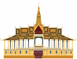 Clipart - Royal Palace Phnom Penh