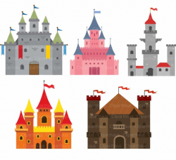 Castle clipart, Castle clip art, Clipart Castle, Castle SVG, Clip art  Castle,Princess Castle, Fairytale Castle, SVG Files, Instant Download