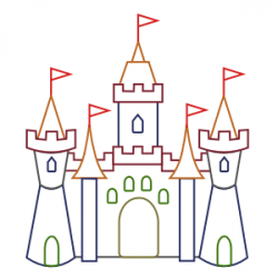 Easy to Draw Cartoon Castles Drawings | Learn to Sketch in ...