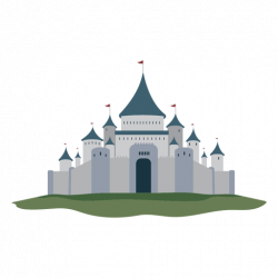 Castle fortress palace flag illustration - Transparent PNG ...